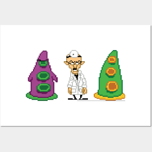 Day of the Tentacle Villans Posters and Art